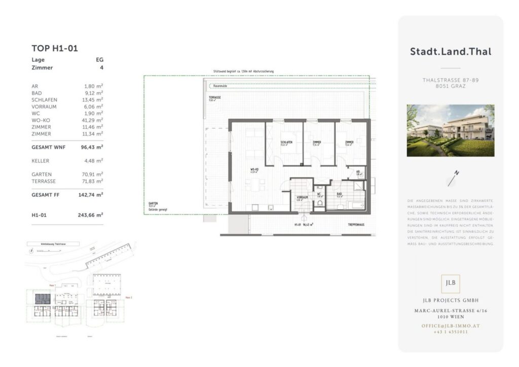 ERSTBEZUG: 4 Zimmer + 143 m² Garten/Terrasse | Graz-Gösting – Bild 2