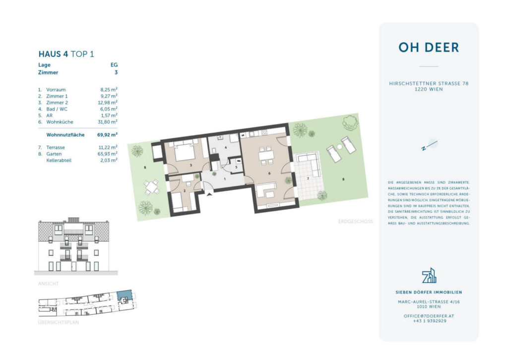 Entzückende Familien-Gartenwohnung | 3 Zimmer | ERSTBEZUG | Hirschstetten – Bild 2