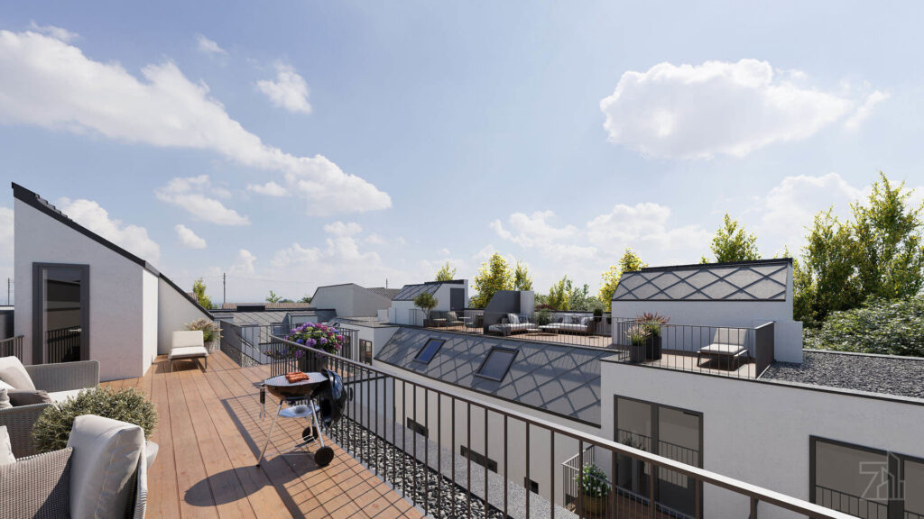 DACHTERRASSENTRAUM nähe Hirschstettner Aupark | 3 Zimmer Townhouse | Erstbezug – Bild 2