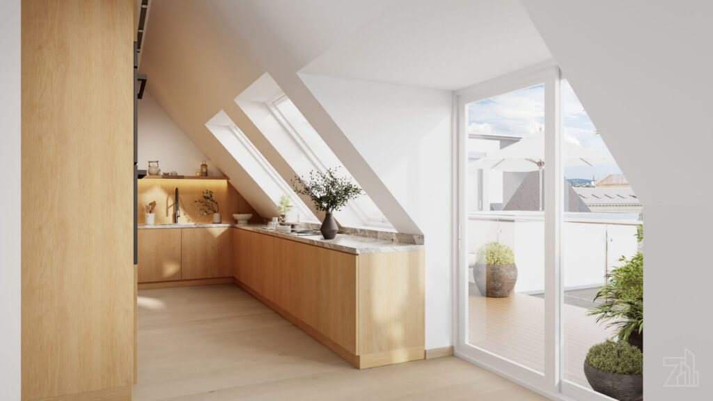 4-Zimmer-Dachmaisonette im Botschaftsviertel – Bild 3
