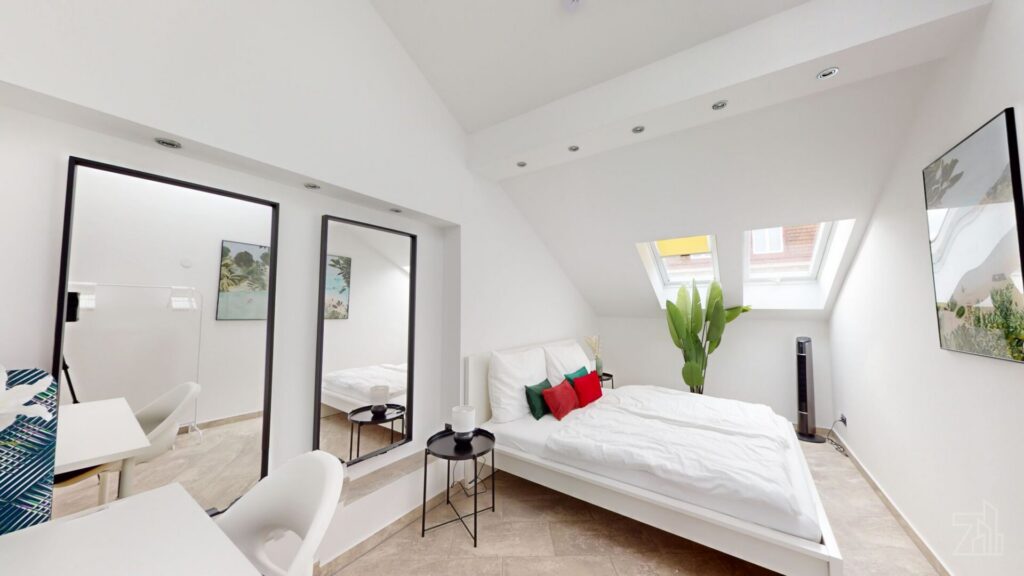 Bereit für die Airbnb Vermietung! Helle DG-Wohnung | 1,5 Zimmer in 2 Himmelsrichtungen ausgerichtet – Bild 3