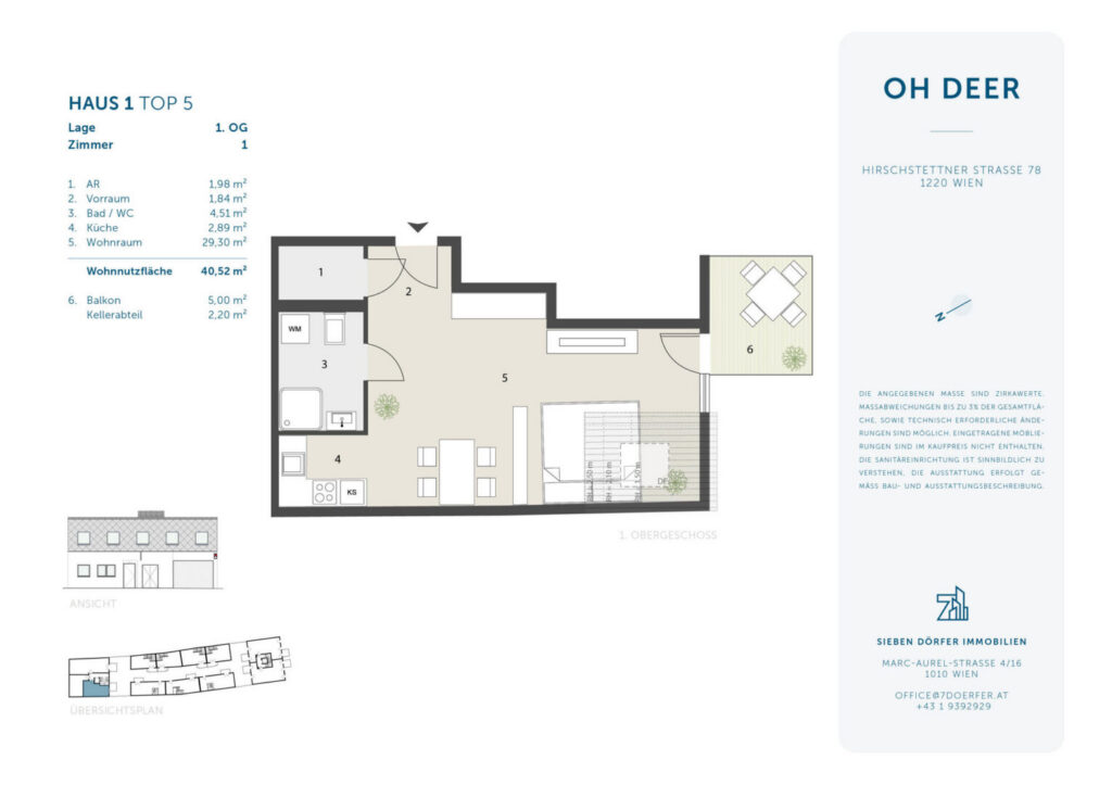 Südseitiges Single-Apartment mit Balkon | ERSTBEZUG – Bild 2