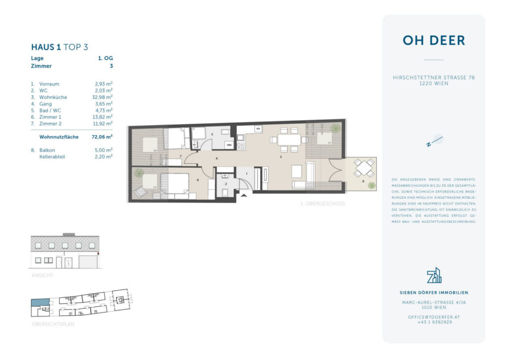 ERSTBEZUG | 3 Zimmer Familienwohnung mit südseitigem Balkon| Nähe Hirschstettner Badeteich – Bild 2